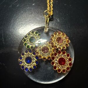 Elegant Multicolor Pendant Necklace